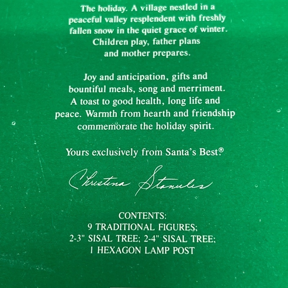 Santa’s Best Christmas Village Accessory Set 14 piece - Picture 6 of 9